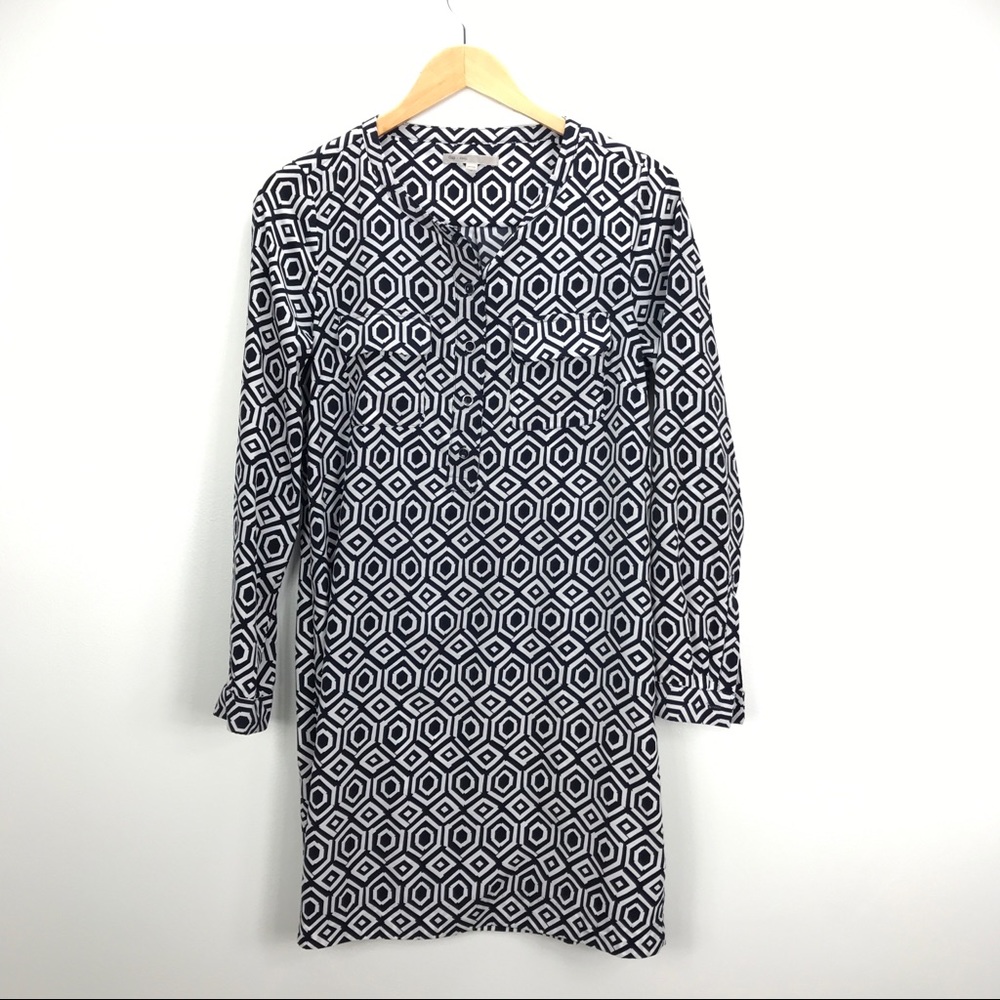 GAP shirt dress button long sleeve dress Sz 2